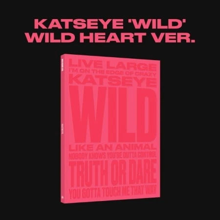 [Pre-Order] KATSEYE - WILD Album (Wild Heart Version) International Retailer Exclusive